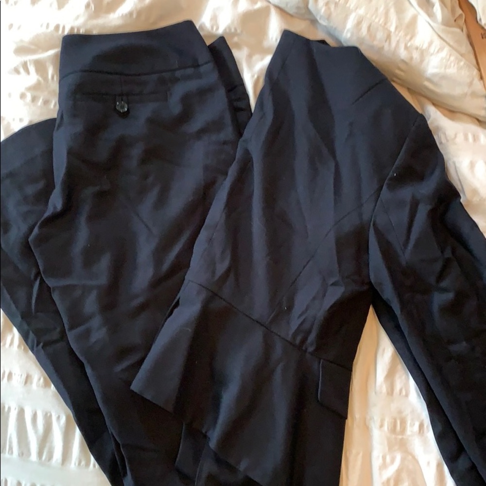 The Limited suit in navy
